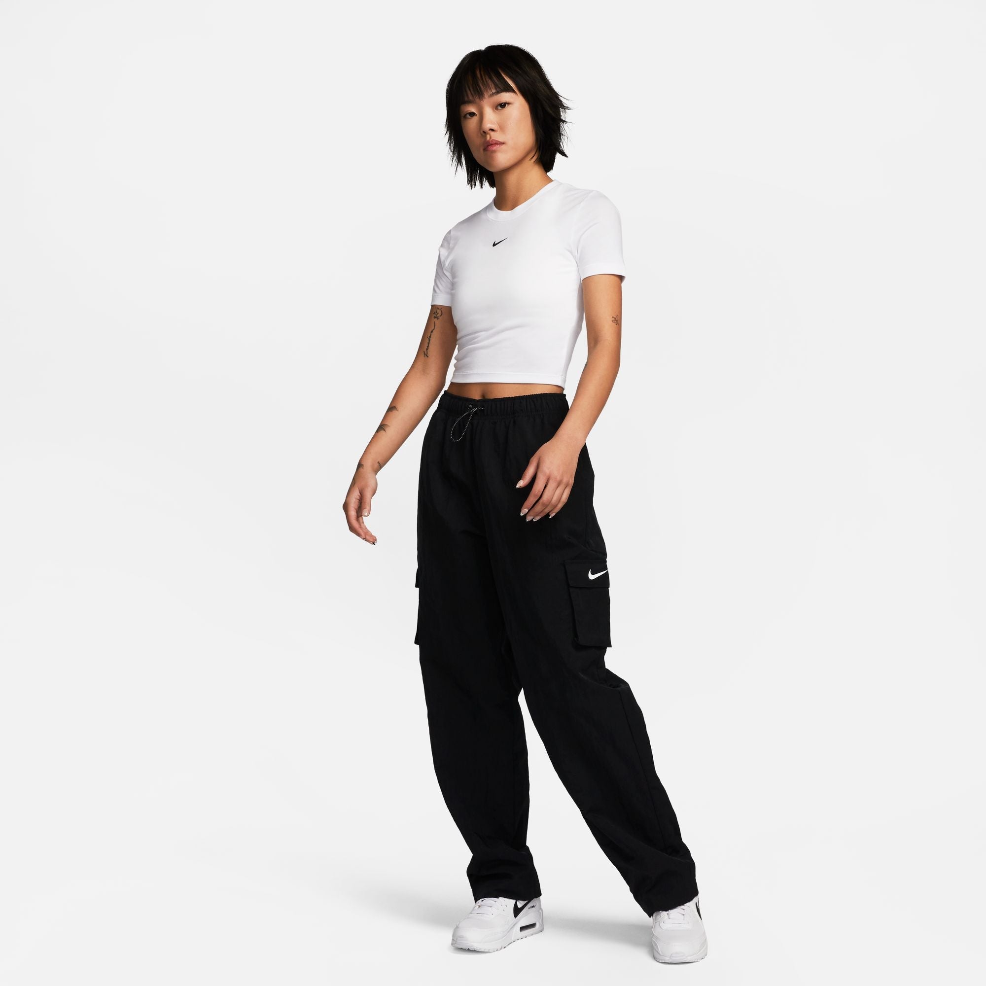 NIKE AS W NSW ESSNTL SLM CRP FB2874-100 CROP TOP (W)