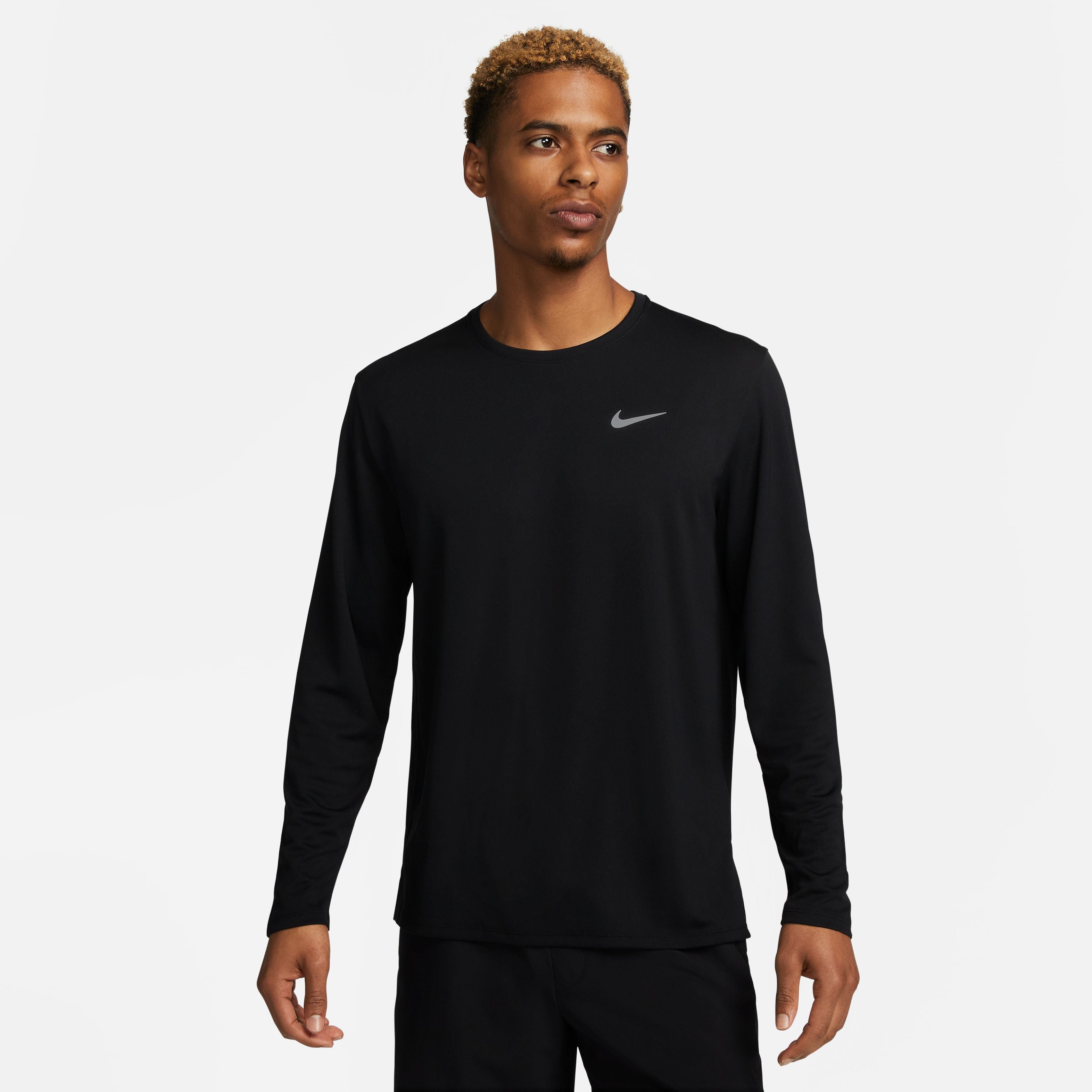 NIKE DF UV MILER TOP LS FB7070-010 T-SHIRT LONG SLEEVE RUNNING (M)