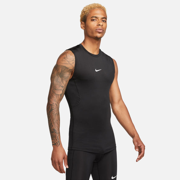 NIKE M NP DF TOP SL TIGHT FB7914-010 COMPRESSION TOP SLEEVELESS (M)