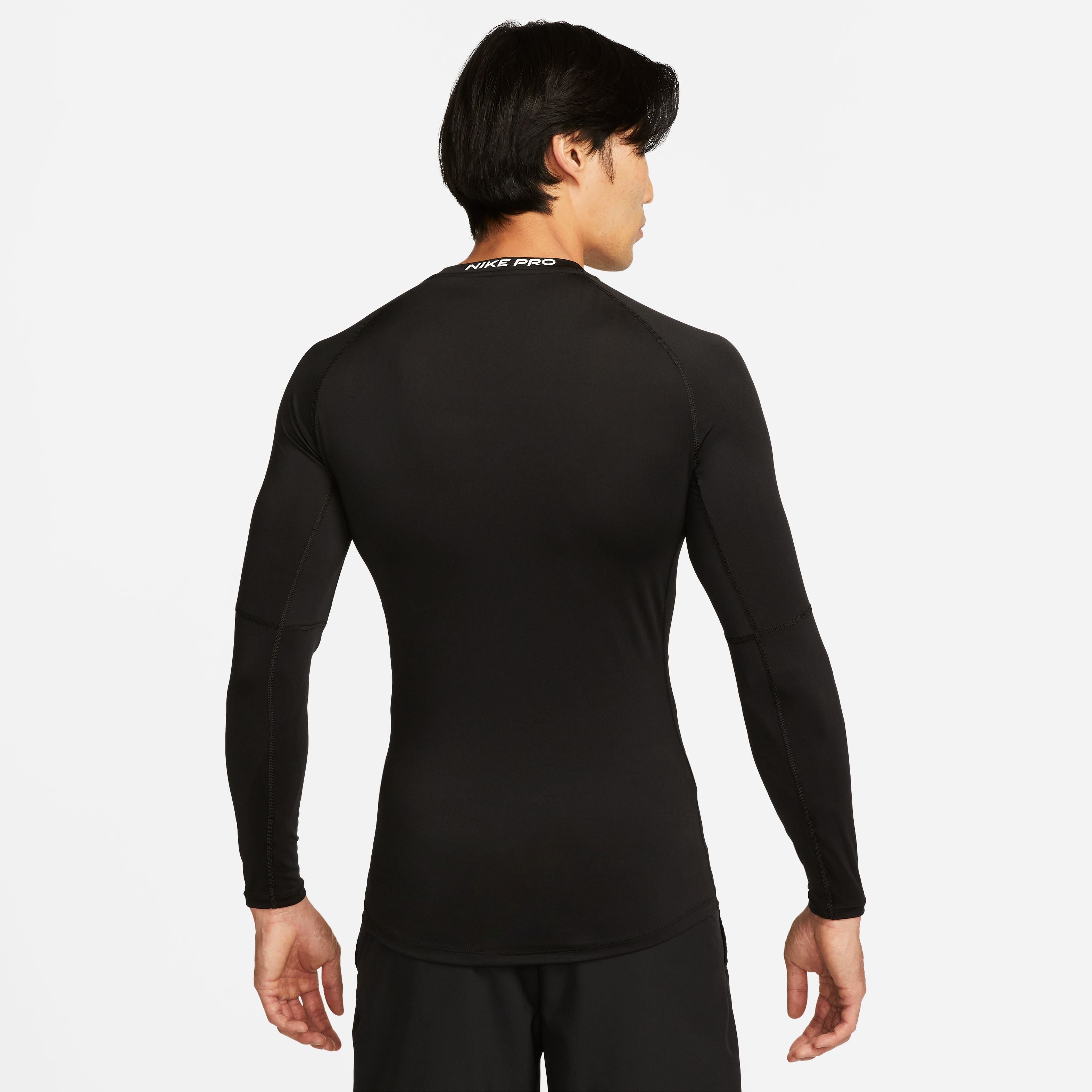 NIKE DF TIGHT TOP LS FB7919-010 COMPRESSION TOP LONG SLEEVE (M)