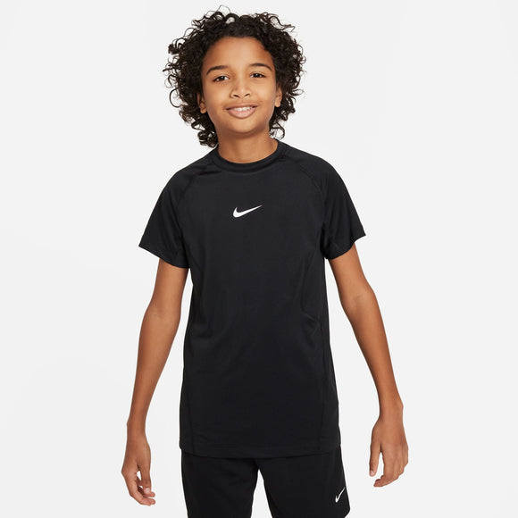NIKE PRO FJ6858-010 T-SHIRT SHORT SLEEVE TRAINING (YB)
