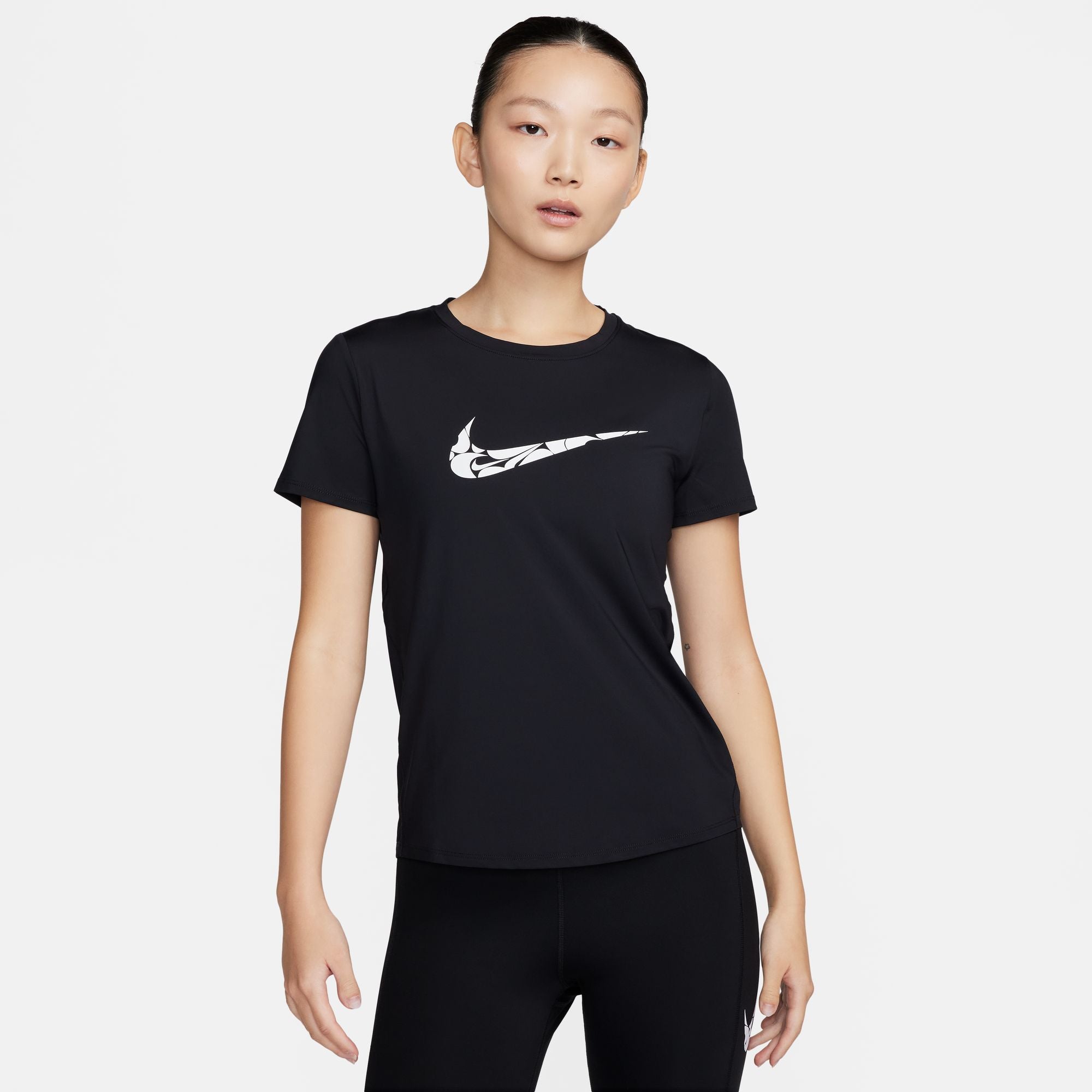 NIKE AS W NK ONE SWOOSH HBR Dri-FIT SS TOP FN2619-010 TOP RUNNING (W)