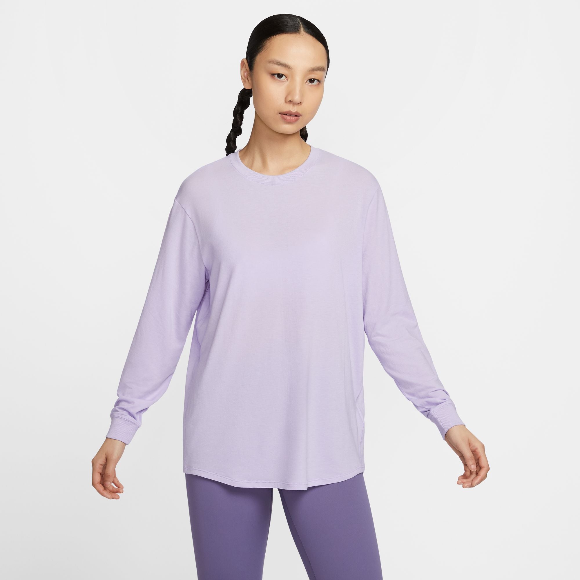 NIKE AS W NK ONE RELAXED Dri-FIT LS TOP FN2818-512 TOP LONG SLEEVE TRAINING (W)