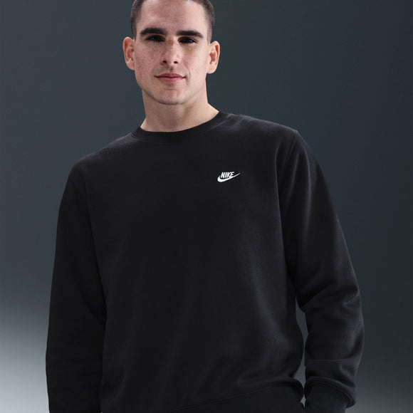 NIKE M NK CLUB BB CREW FN3886-010 SWEATERS & CARDIGANS  (M)
