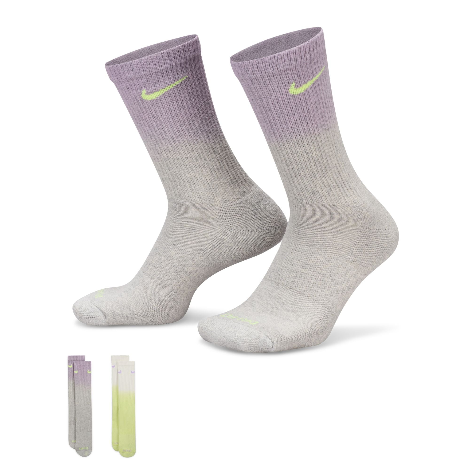 NIKE U NK EVERYDAY PLUS CUSH CREW 2 FQ1355-908 SOCKS CREW CASUAL (U)