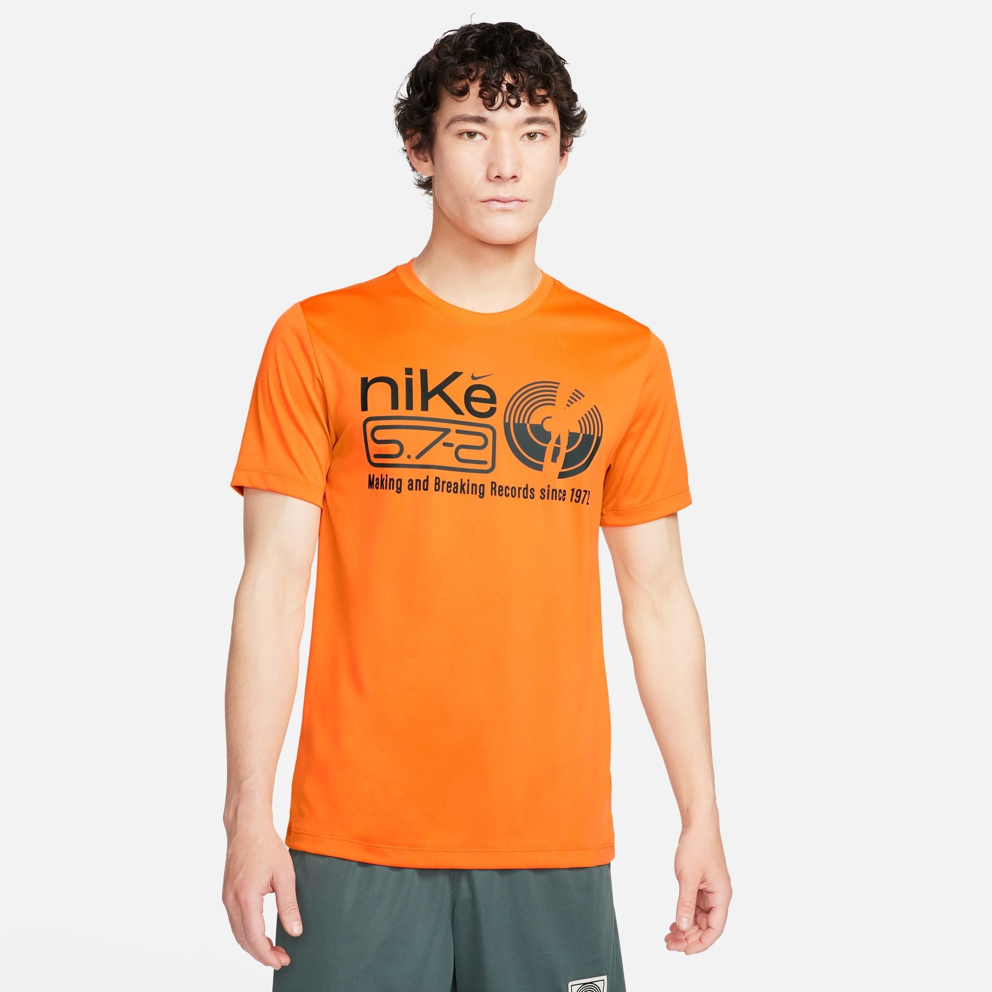 NIKE AS M NK Dri-FIT TEE RLGD S 7 2 FQ3877-885 T-SHIRT SHORT SLEEVE TRAINING (M)