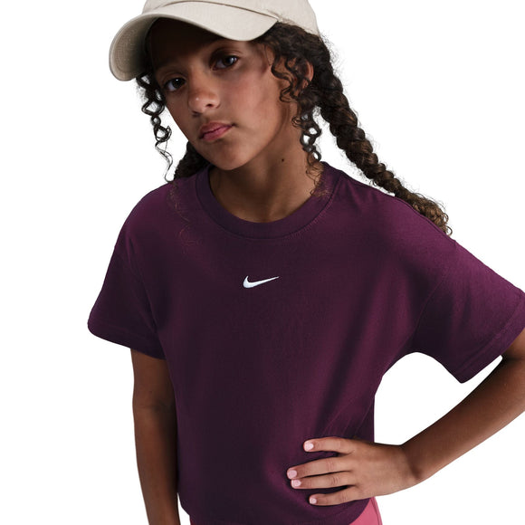 NIKE G NSW TEE BOXY ESSNTL LBR FZ5559-610 T-SHIRT SHORT SLEEVE (YG)