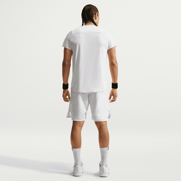 NIKE COURT VICTORY FZ6921-100 T-SHIRT TRAINING SHORT SLEEVE TENNIS (M)