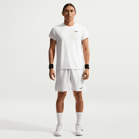 NIKE COURT VICTORY FZ6921-100 T-SHIRT TRAINING SHORT SLEEVE TENNIS (M)