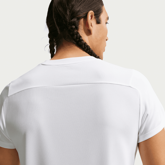 NIKE COURT VICTORY FZ6921-100 T-SHIRT TRAINING SHORT SLEEVE TENNIS (M)