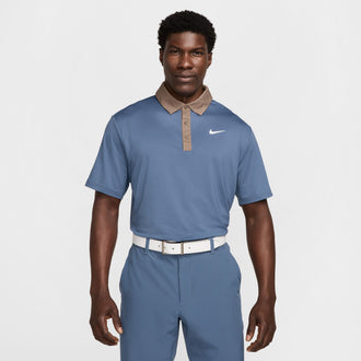 NIKE M NK DF TOUR CONTRAST POLO FZ7501-491 POLO T-SHIRT TENNIS (M)