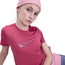 NIKE ONE CLASSIC HQ9311-634 T-SHIRT SHORT SLEEVE TRAINING (YG)-5