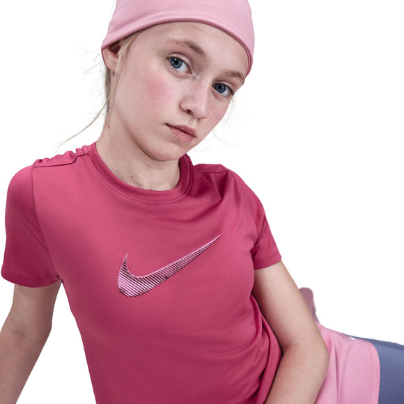 NIKE ONE CLASSIC HQ9311-634 T-SHIRT SHORT SLEEVE TRAINING (YG)