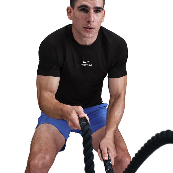 NIKE M NP DF NPT SS TOP HV0409-010 COMPRESSION TOP SHORT SLEEVE (M)