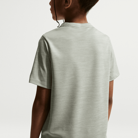NIKE K NK DF MILER SS TOP IF2425-304 T-SHIRT SHORT SLEEVE TRAINING (YB)
