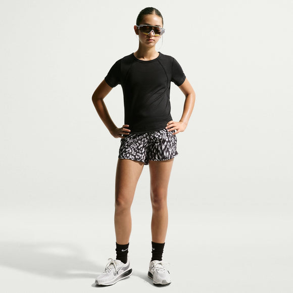 NIKE G NK DF TEMPO SS TOP IU3747-010 T-SHIRT SHORT SLEEVE TRAINING (YG)