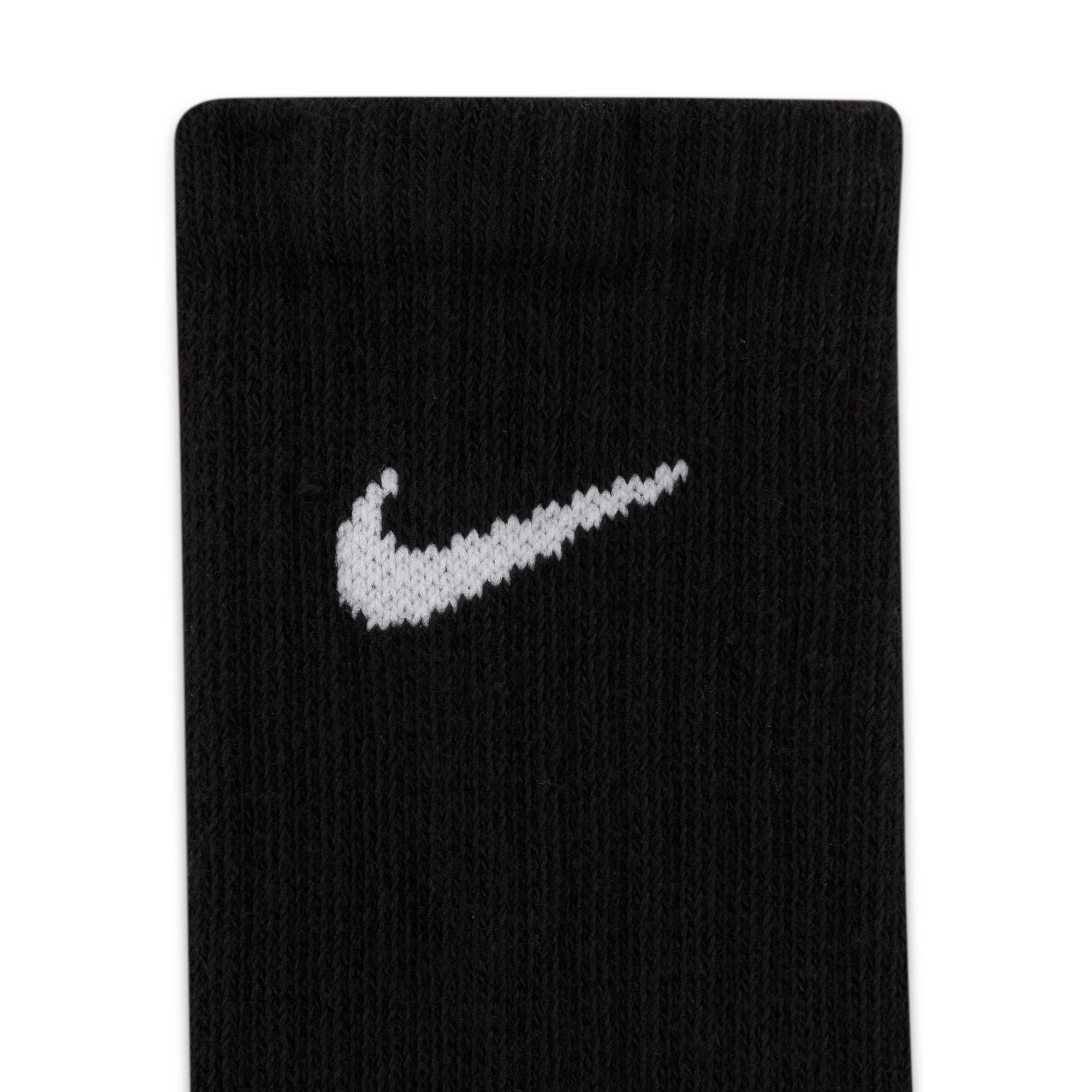 NIKE Y NK EVERYDAY CUSH CREW 6PR SX6910-010 SOCKS CREW CASUAL (Y)