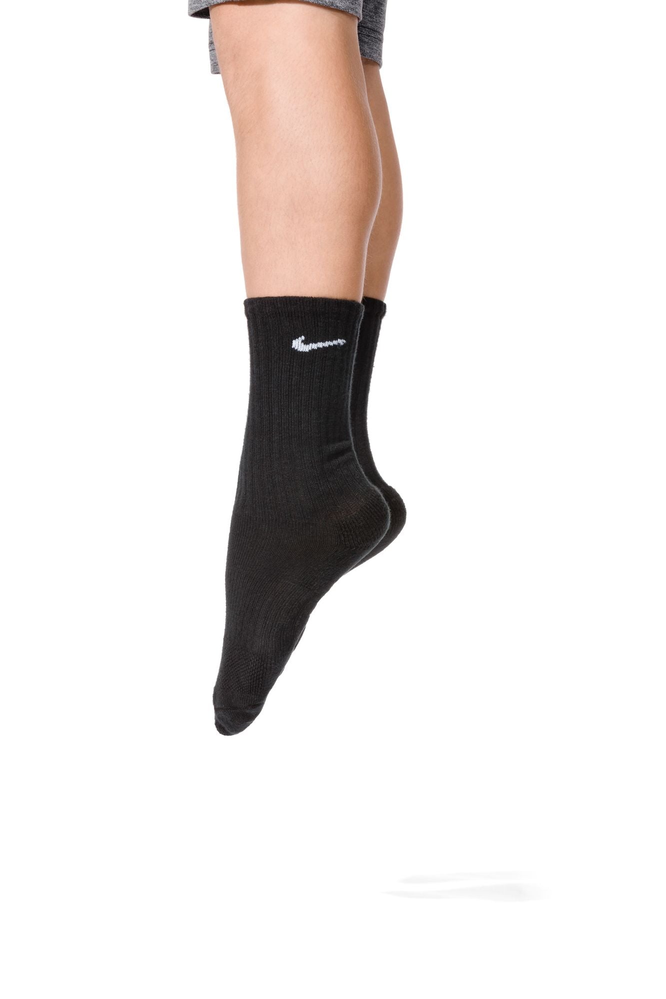 NIKE Y NK EVERYDAY CUSH CREW 6PR SX6910-010 SOCKS CREW CASUAL (Y)