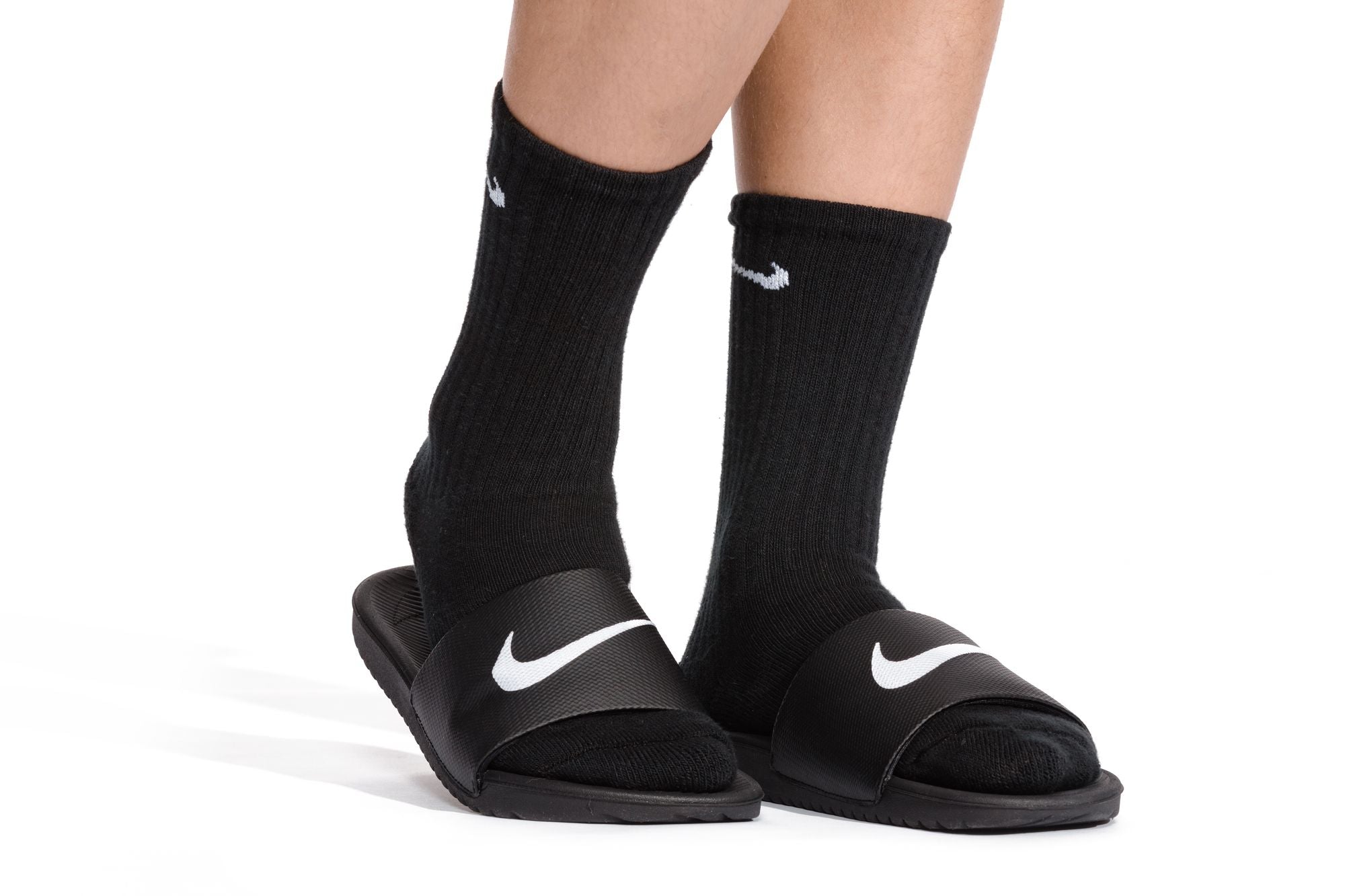 NIKE Y NK EVERYDAY CUSH CREW 6PR SX6910-010 SOCKS CREW CASUAL (Y)