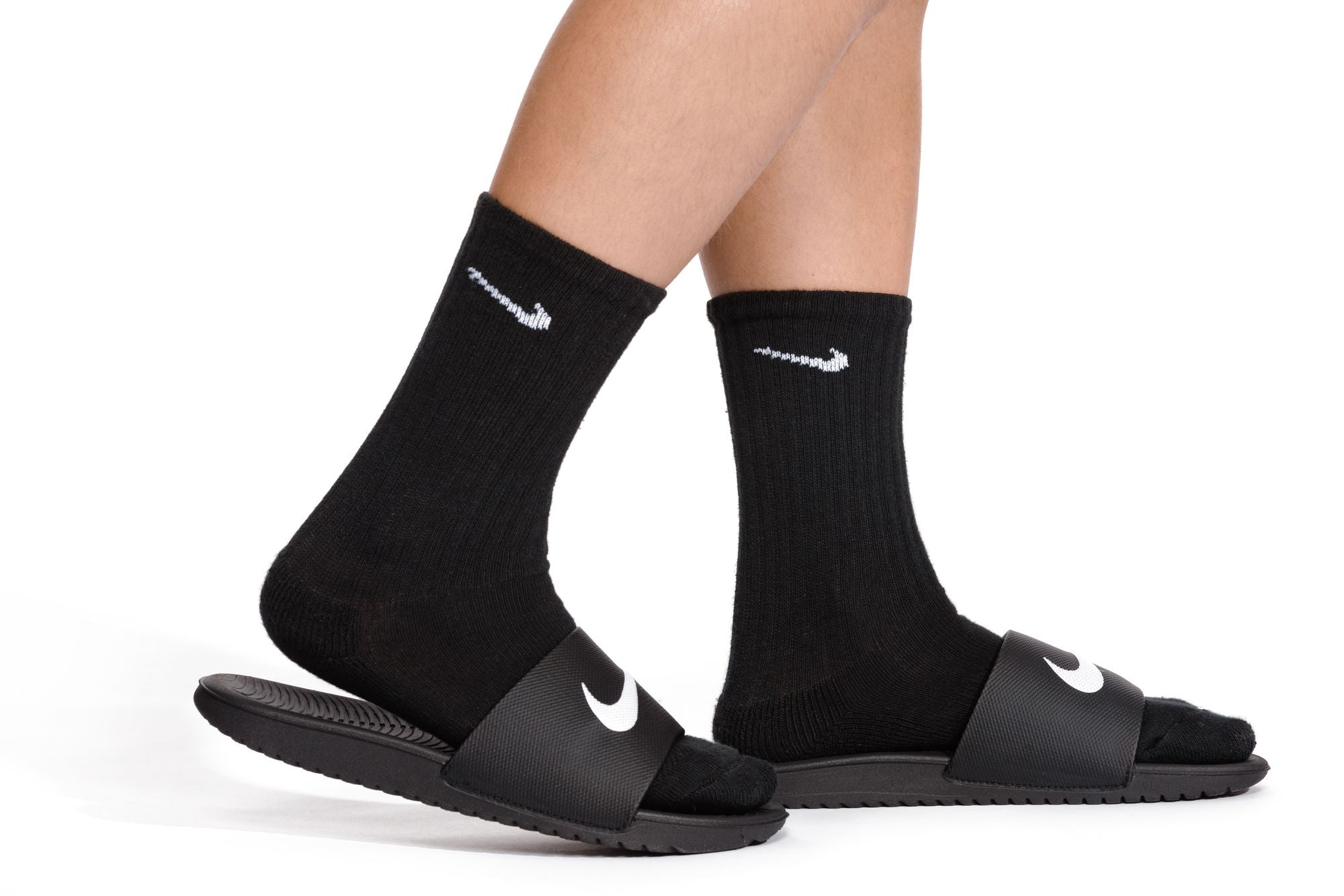 NIKE Y NK EVERYDAY CUSH CREW 6PR SX6910-010 SOCKS CREW CASUAL (Y)