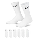 NIKE EVERYDAY SX6910-100 SOCKS CREW CASUAL (Y)-1
