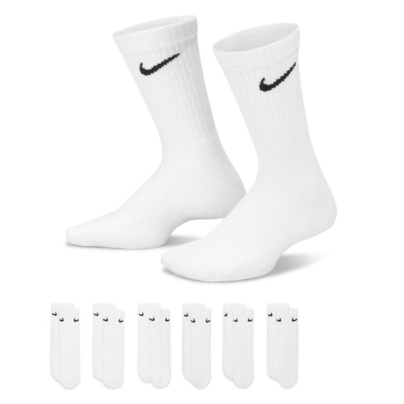 NIKE EVERYDAY SX6910-100 SOCKS CREW CASUAL (Y)