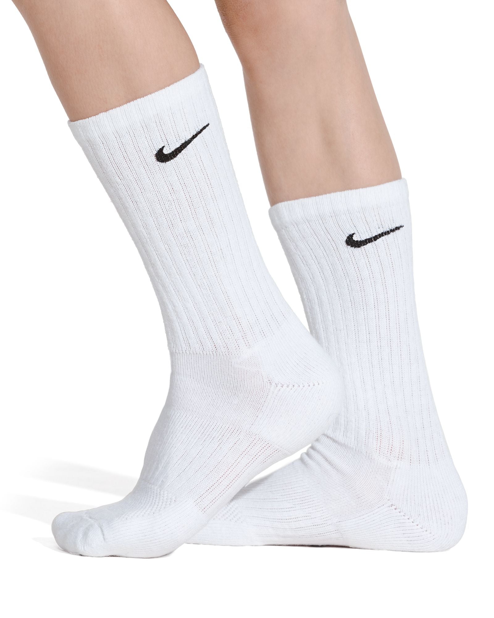 NIKE Y NK EVERYDAY CUSH CREW 6PR SX6910-100 SOCKS CREW CASUAL (Y)