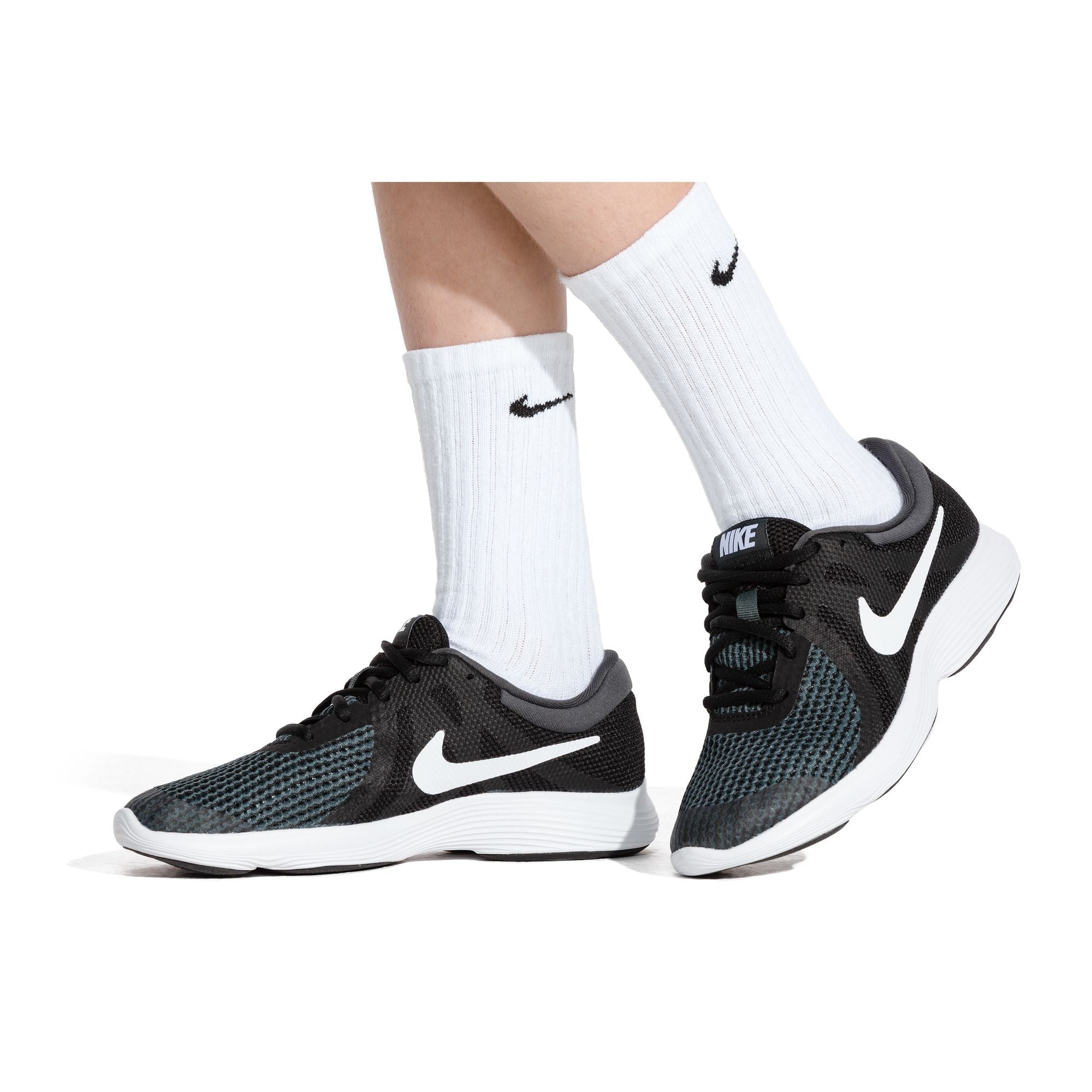 NIKE Y NK EVERYDAY CUSH CREW 6PR SX6910-100 SOCKS CREW CASUAL (Y)