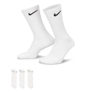 NIKE U NK EVERYDAY LIGHTWEIGHT CREW 3PR SX7676-100 SOCKS CREW TRAINING (M)-1
