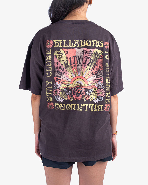 BILLABONG OUT UNTIL DAWN TEE BBLOCW074-OFB T-SHIRT SHORT SLEEVE (W)