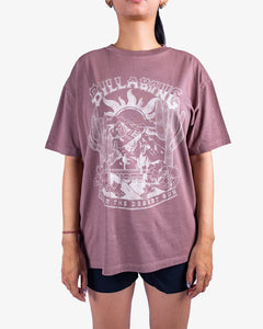BILLABONG DREAMY CANYON TEE BBLOCW075-DTP T-SHIRT SHORT SLEEVE (W)