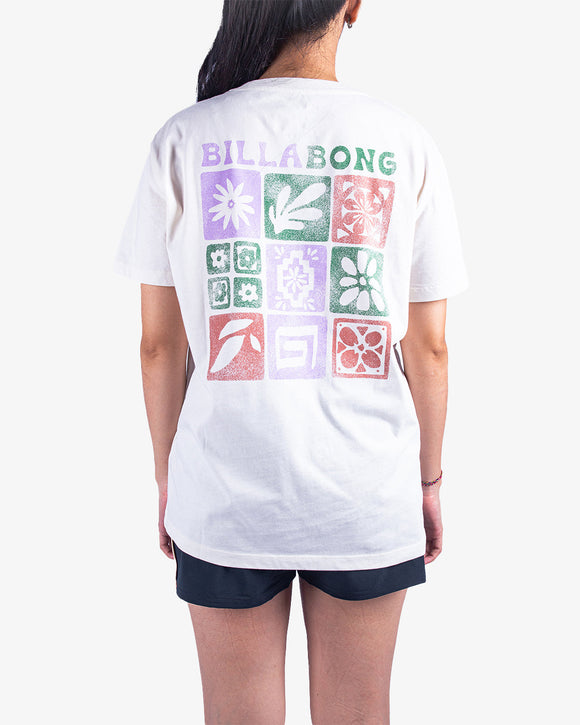BILLABONG BRIGHT DAY BROOKLYN TEE BBLOCW080-SCS T-SHIRT SHORT SLEEVE (W)