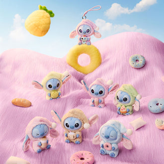 MINISO DISNEY STITCH EAT SOMETHING BEFORE SLEEP COLLECTION VINYL PLUSH TOY SURPRISE BOX 2020589210100 IP PLUSH
