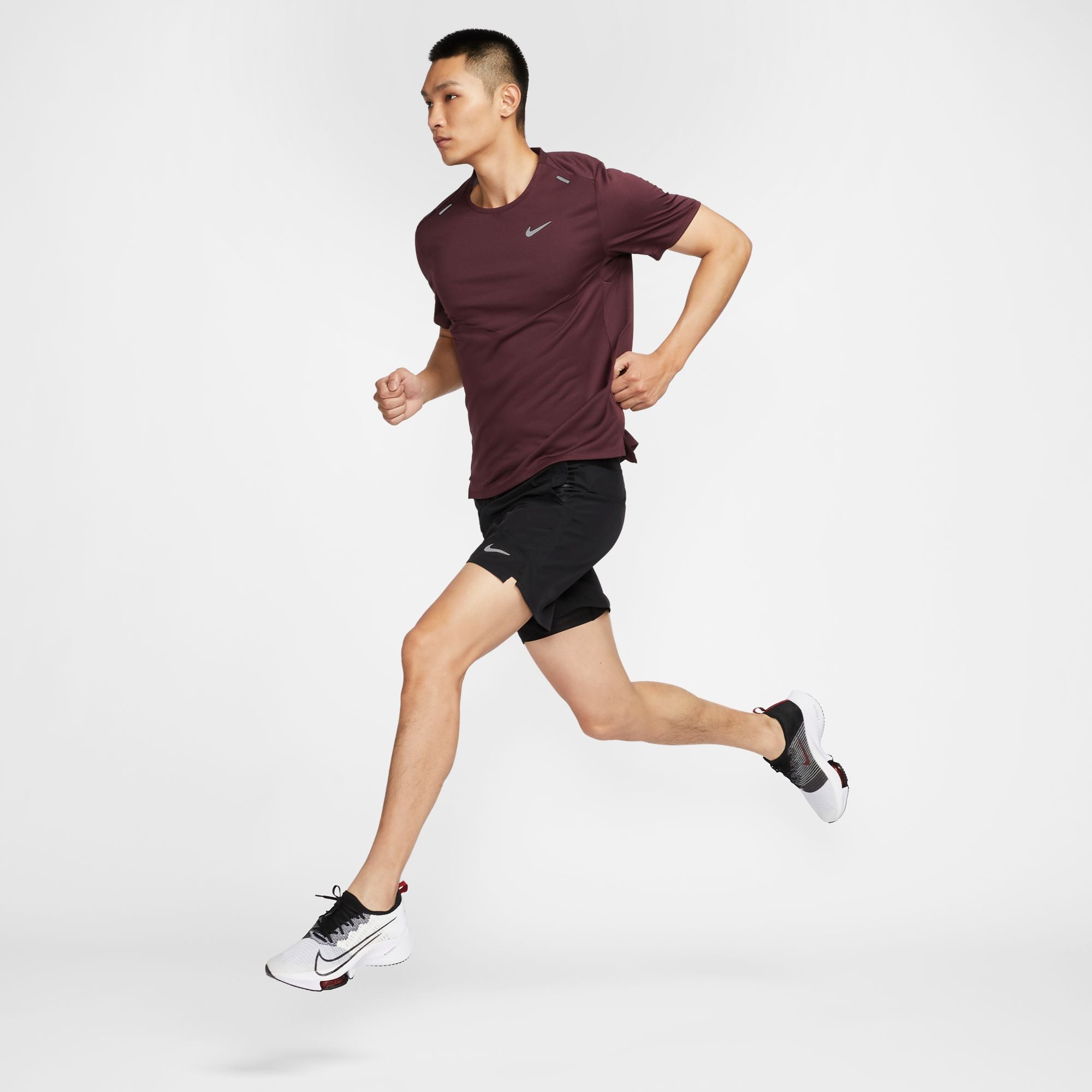 NIKE AS M DF RISE 365 SS CZ9185-652 T-SHIRT SHORT SLEEVE RUNNING (M)