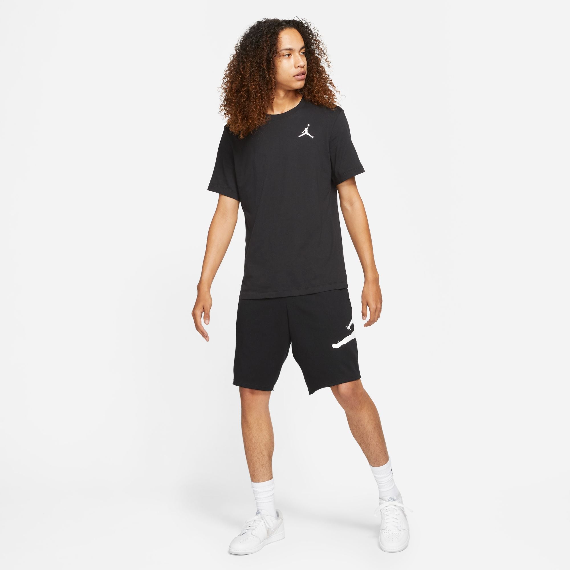 NIKE M J JUMPMAN EMB SS CREW DC7485-010 T-SHIRT SHORT SLEEVE (M)