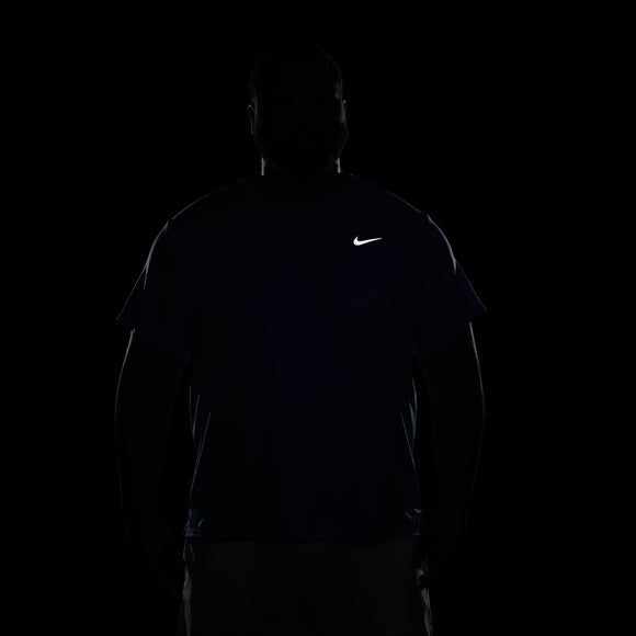 NIKE M NK DF UV MILER SS DV9315-412 T-SHIRT SHORT SLEEVE RUNNING (M)