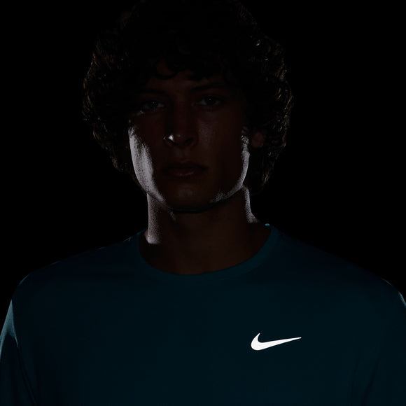 NIKE AS M NK DF UV MILER SS DV9316-345 T-SHIRT SHORT SLEEVE RUNNING (M)