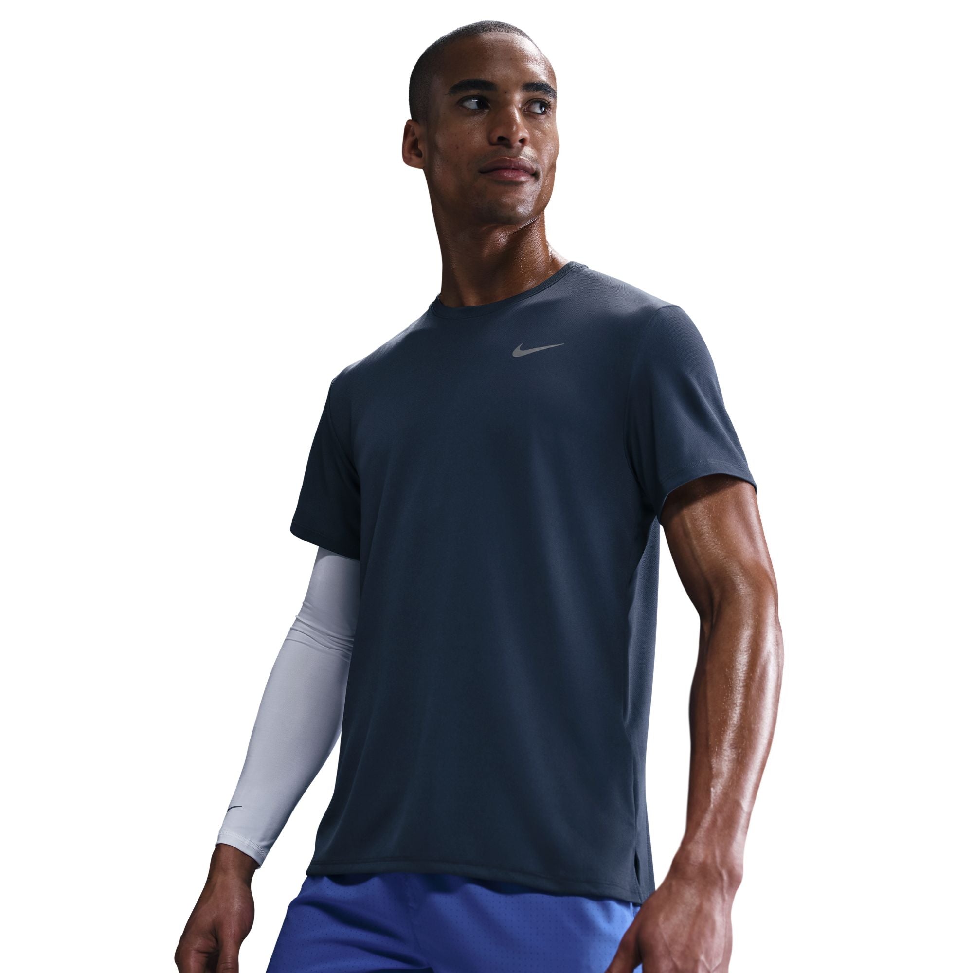 NIKE AS M NK DF UV MILER SS DV9316-437 T-SHIRT SHORT SLEEVE RUNNING (M)