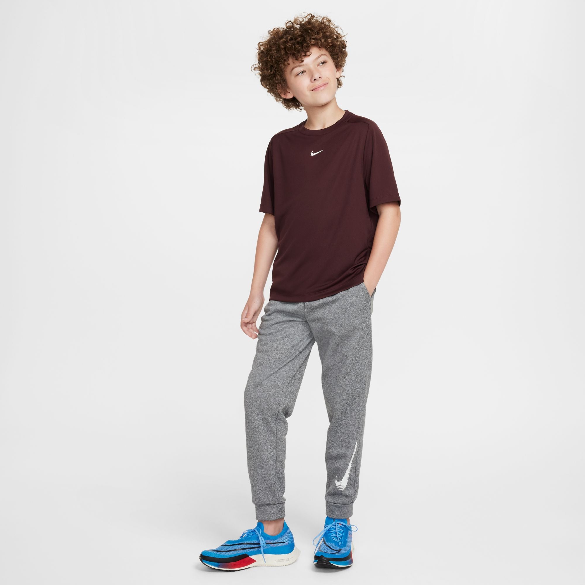 NIKE B NK DF MULTI SS TOP DX5380-652 T-SHIRT SHORT SLEEVE TRAINING (YB)