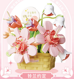 MINISO FLOWER LANGUAGE SERIES ( LILY-OF-THE-VALLEY AGREEMENT ) 2018528113100 BUILDING BLOCKS