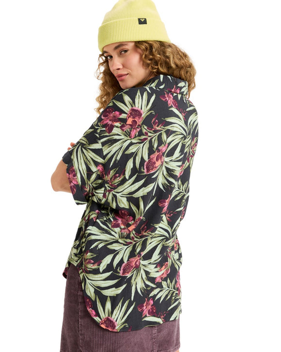 ROXY BEACHY NOSTA ERJWT03716-KTA6 SHIRT SHORT SLEEVE (W)