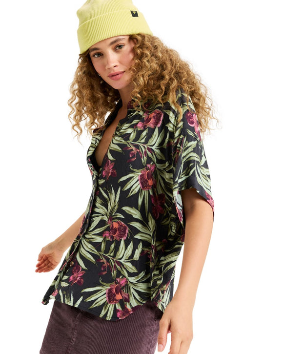 ROXY BEACHY NOSTA ERJWT03716-KTA6 SHIRT SHORT SLEEVE (W)