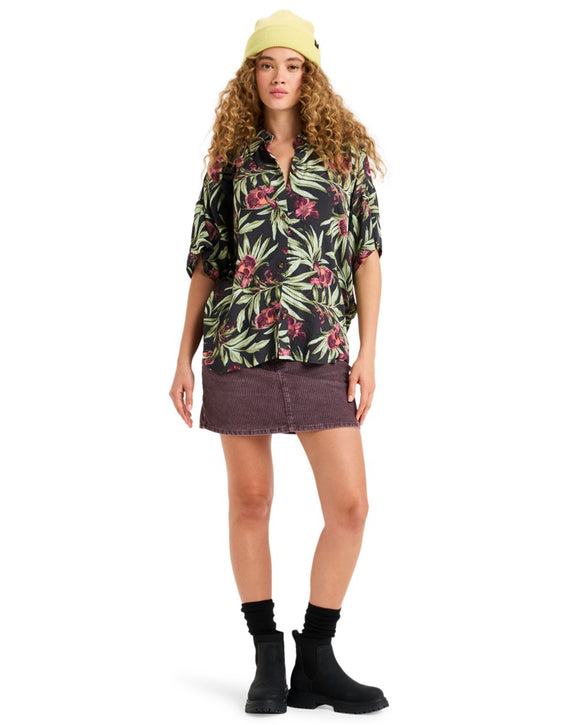 ROXY BEACHY NOSTA ERJWT03716-KTA6 SHIRT SHORT SLEEVE (W)