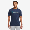 NIKE AS M DF TEE HERITAGE FJ2363-411 T-SHIRT SHORT SLEEVE RUNNING (M)-1