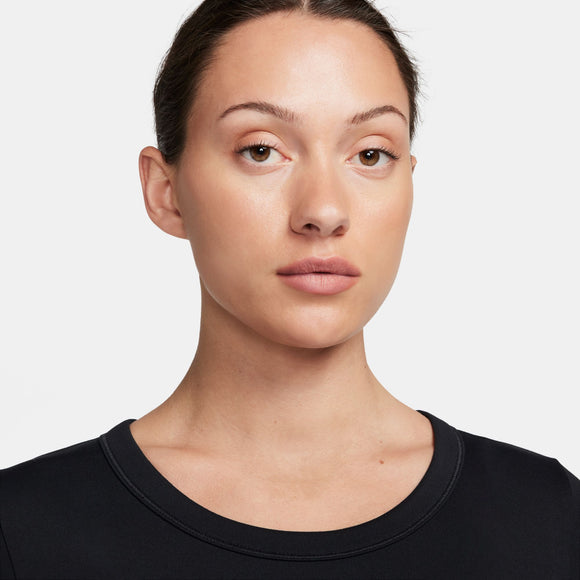 NIKE W NK ONE FITTED DF SS TOP FN2804-010 TOP SHORT SLEEVE TRAINING (W)