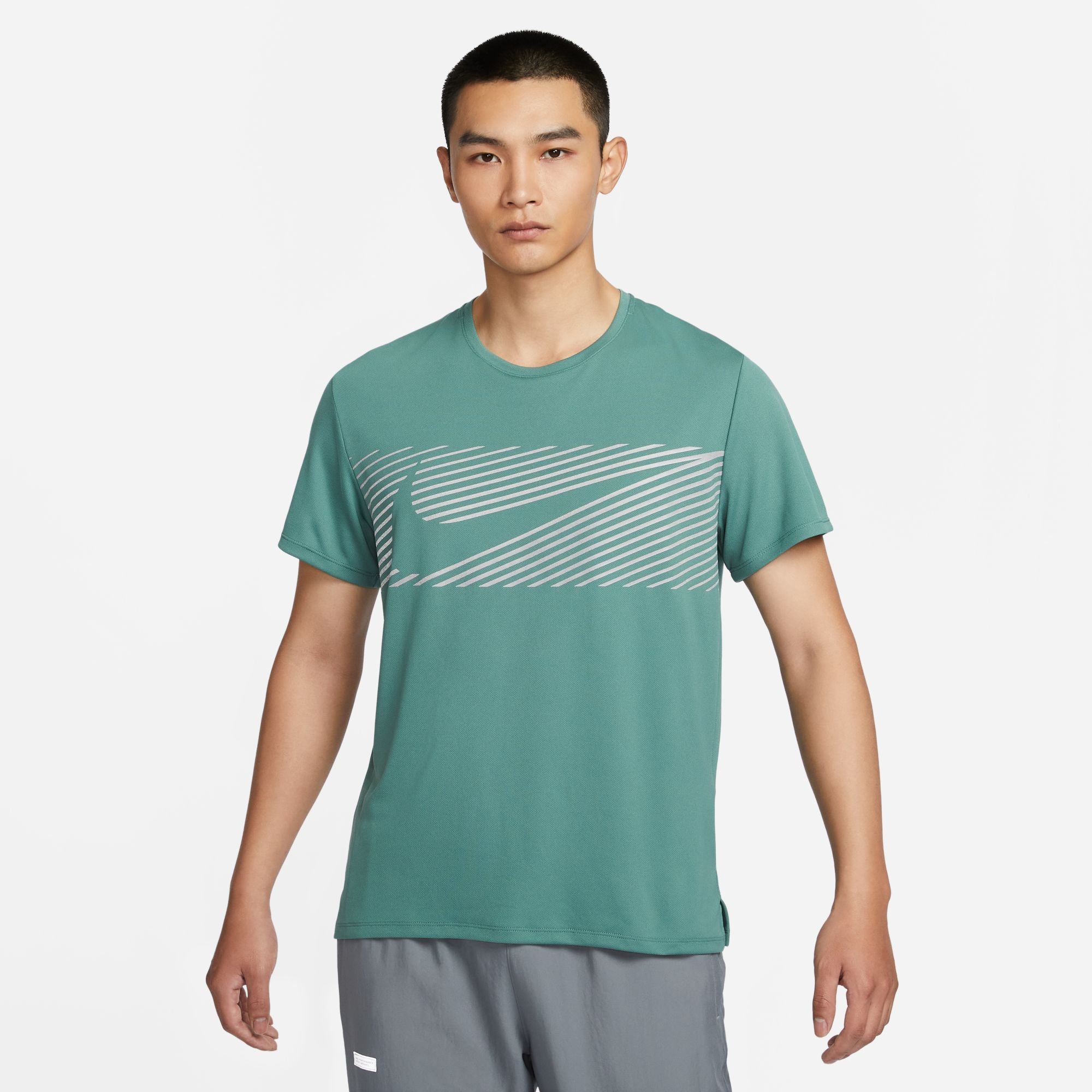 NIKE AS M NK FLASH MILER TOP FN3052-361 T-SHIRT SHORT SLEEVE RUNNING (M)