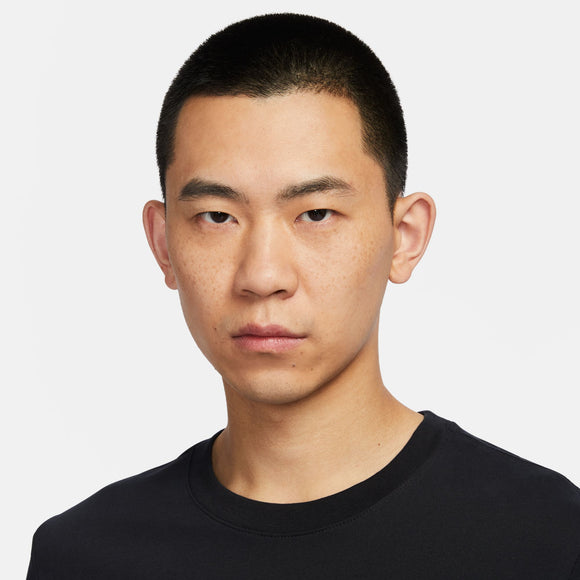 NIKE AS M DF TEE TRAIL LOGO FQ3915-010 T-SHIRT SHORT SLEEVE RUNNING (M)