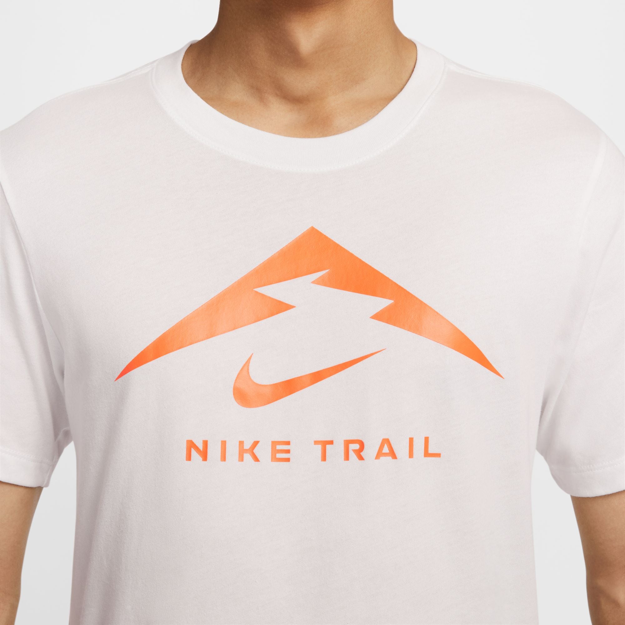 NIKE AS M NK DF TEE TRAIL LOGO FQ3915-121 T-SHIRT SHORT SLEEVE RUNNING (M)