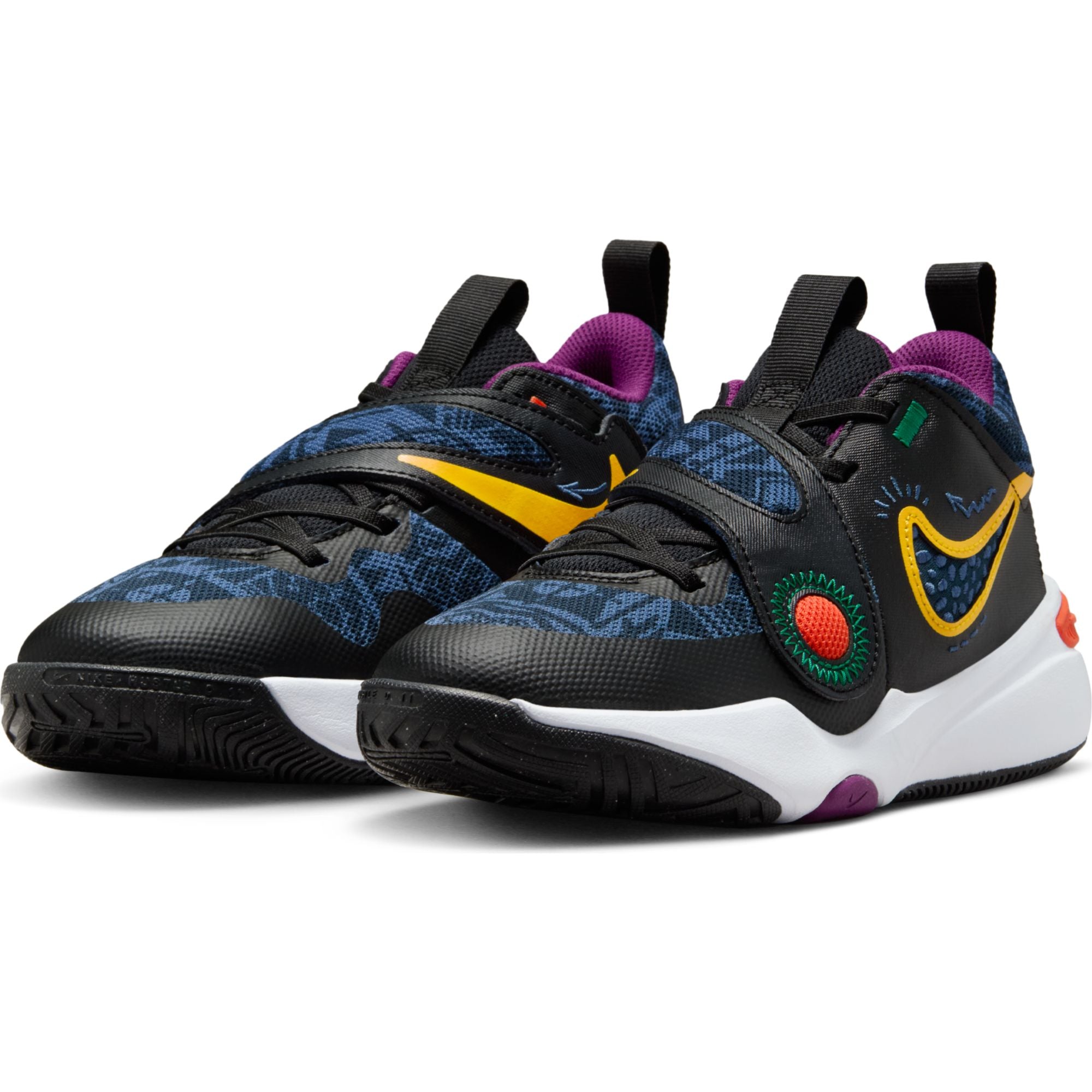 NIKE TEAM HUSTLE D 11 SE (GS) FQ7375-001 BASKETBALL SHOES (YB)