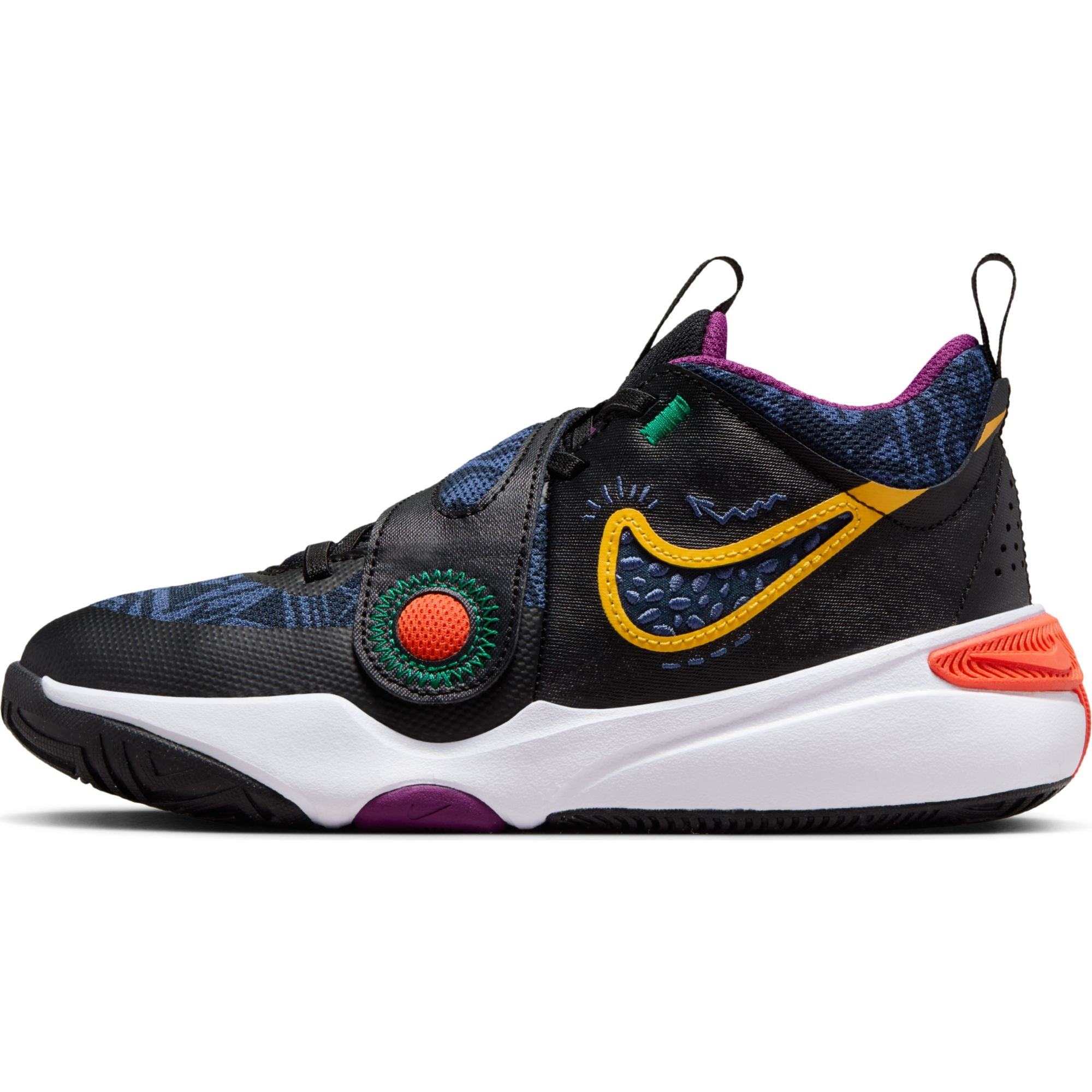 NIKE TEAM HUSTLE D 11 SE (GS) FQ7375-001 BASKETBALL SHOES (YB)